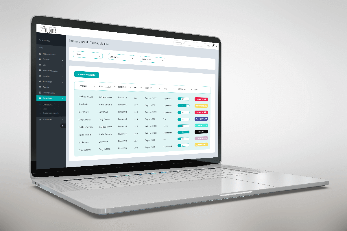 Logiciel Tableau de suivi